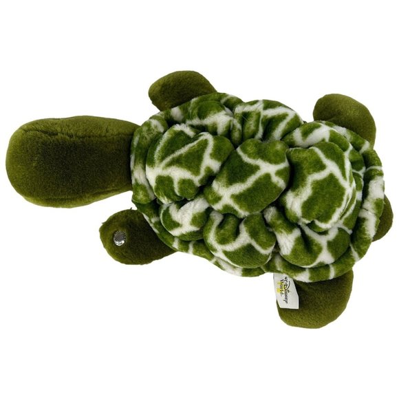 Walt Disney World Living Seas Turtle Plush Green Epcot 13" Stuffed Animal Button - Picture 8 of 13